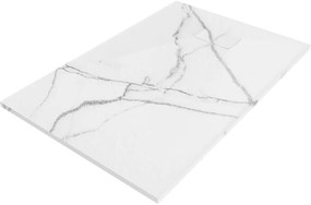 Mexen Hugo, obdĺžniková sprchová vanička SMC 120 x 90 cm, biely kameň, 42159012