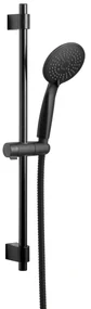 Čierny sprchový set z nerezovej ocele 66 cm Young - Wenko