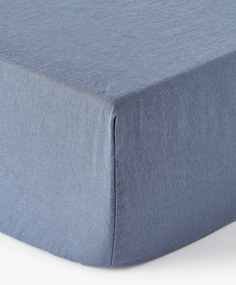 Elastická plachta na kontinentálnu posteľ z vypraného ľanu Airy