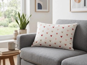Obliečka na vankúš z mikrovlákna SOFHEARTS 50x70 cm, krémová