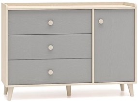 Komoda Mevel 05 Púštny Piesok/Šedá Pallad