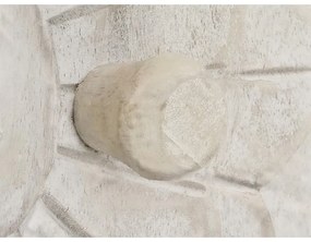 Krémová šatníková skriňa z mangového dreva 180x40 cm Kalhana – Støraa