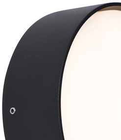 Moderné vonkajšie nástenné svietidlo čierne vrátane LED IP65 - Dop