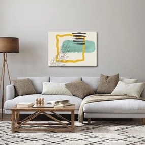 Obraz - Abstraktné listy N⁰2 (70x50 cm)