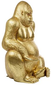 Gorila XL socha zlatá