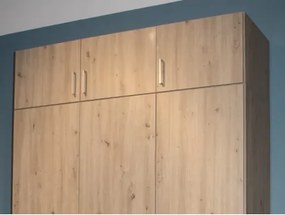 Nadstavec na skriňu Koski, 150 cm, dub artisan%