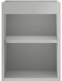 Mexen Box-A, závesná skrinka 35 cm, sivá matná, 91AX1-0350-470-1-62