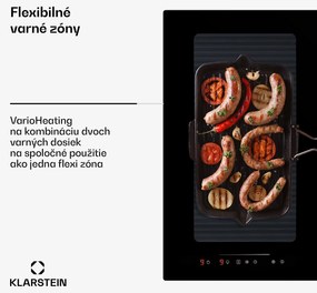 Klarstein Full House 77 Down Air System, indukčná varná doskA digestor, 477 m³/h, EEC A