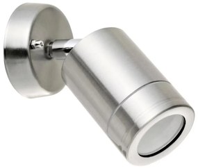 Vonkajšie nástenné svietidlo OLIMP 2 1xGU10/8W/230V IP44 nerez