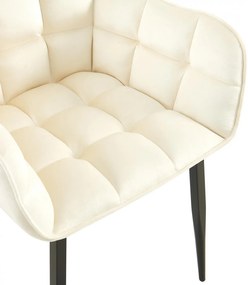 Stolička Tirana zamat - krémová