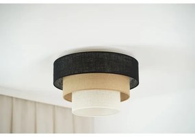 Brilagi -Stropné svietidlo ASPEN LUNETA 1xE27/15W/230V pr. 45 čierna/béžová/krémová