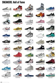 Plagát, Obraz - Sneakers - Hall of Fame, (61 x 91.5 cm)