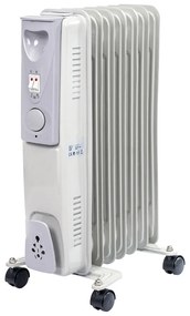 Elektrický olejový radiátor NB-1001 1500 W - biela