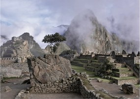 Sklenený obraz - Machu Picchu (70x50 cm)