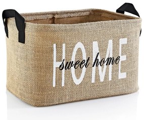 Úložný košík z juty 30x22x30 cm – Mioli Decor