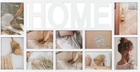 Fotorám pre 10 ks foto Home 72x37 cm, biely%