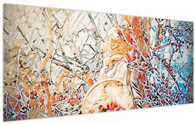 Obraz - Mozaiková abstrakcia (120x50 cm)