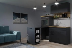 Kuchynská linka 160 FEEL, Antracit / Artisan
