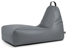 Sivý sedací vak z imitácie kože Chill XXL – So Soft?