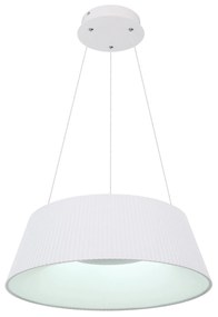 GLOBO Závesné svetlo CROTONE LED, 45 W, teplá biela-studená biela, biela