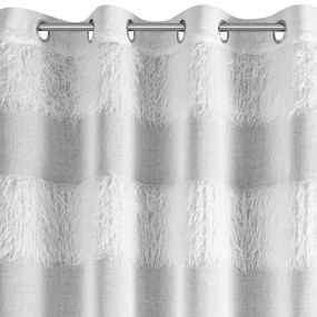 ZÁCLONA NA KRÚŽKOCH MARGARET1 140X250 CM BIELA