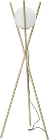 Stojacia lampa Glamy 155 cm biela/zlatá