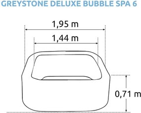Nafukovacia vírivka Marimex Greystone Deluxe Bubble Spa 6