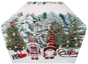 Gobelínový obrus s krásnym vianočným motívom 45 x 140 cm