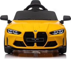 LEAN CARS BMW M4 na akumulátor, žlté