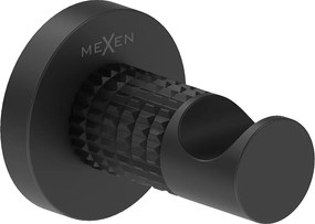 Mexen Triv, nástenný háčik na uteráky, čierna matná, 70A33011-70