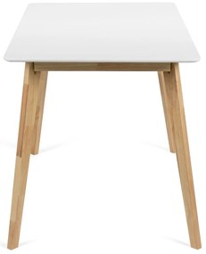 Noela Škandinávsky jedálenský stôl SCANDINAVIA 120 biely