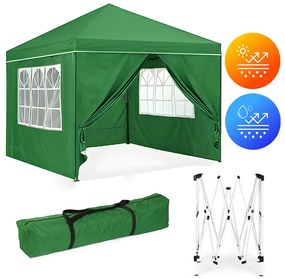 Záhradný pavilónový stan 3x3 m, automaticky rozkladací, MultiGarden