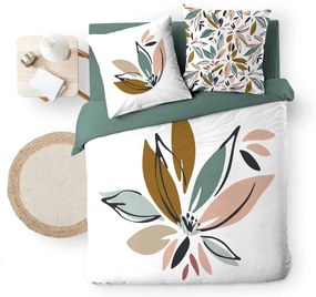 Biele bavlnené obliečky na dvojlôžko/predĺžené 240x220 cm Octavia – douceur d'intérieur