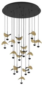 Eglo 390341 - LED Stmievateľný luster na lanku DRACERA 17xLED/2,3W/230V pr. 78 cm