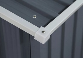 Záhradný domček plocha 213 x 127 cm (šedá)