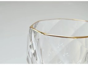 BOHEMIA JIHLAVA HAVANA GOLD POHÁR NA WHISKY 300ML SADA 6 KS