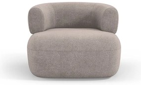 Béžové kreslo z textílie buklé Jenny – Micadoni Home