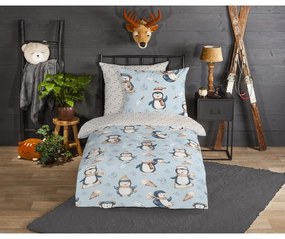 Flanelové detské obliečky na jednolôžko 140x200 cm Jani – Good Morning