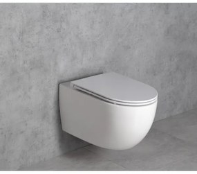 Bruckner - Závesné WC Vortex Rimless FULDA keramika/biela