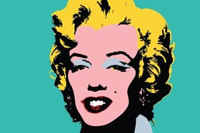 Obraz ikonická Marilyn Monroe v pop art dizajne - 120x80