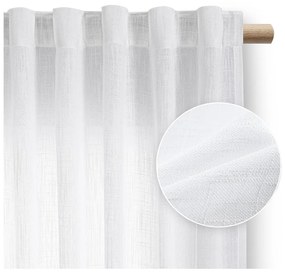Biely záves 140x250 cm Valeta – Restilo