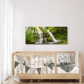 Obraz - Vodopád, Wind River Valley (120x50 cm)