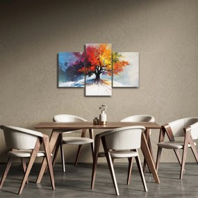 Obraz - Pestrofarebný strom (90x60 cm)