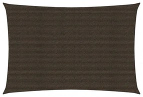 vidaXL Tieniaca plachta 160 g/m² hnedá 2x4 m HDPE-