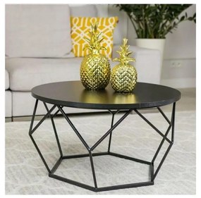 Konferenčný stolík DIAMOND 40x70 cm čierna