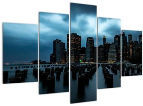 Obraz - Pohľad na mrakodrapy New Yorku (150x105 cm)