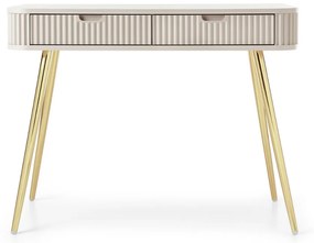 Toaletný stolík Zova (T103), Kašmír/zlatá