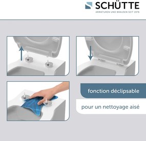 Eisl Sanitär WC sedadlo Duroplast Soft Close Round Dips High Gloss 82593