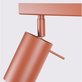 Bodové svietidlo v tehlovej farbe 6x81 cm Etna – Sollux