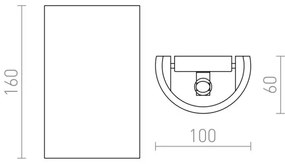 RED - Design Rendl - R12999 - Nástenné svietidlo CHIC 1xG9/33W/230V